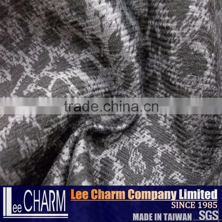 Woven Printed Leopard Pattern Cotton Lycra Fabric