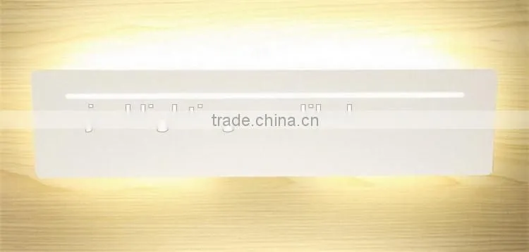 Indoor Residential decorative 7W aluminum wall lamp for hotel headboard