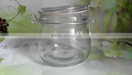 Eco-friendly feature glass airtight jar glass material container for honey