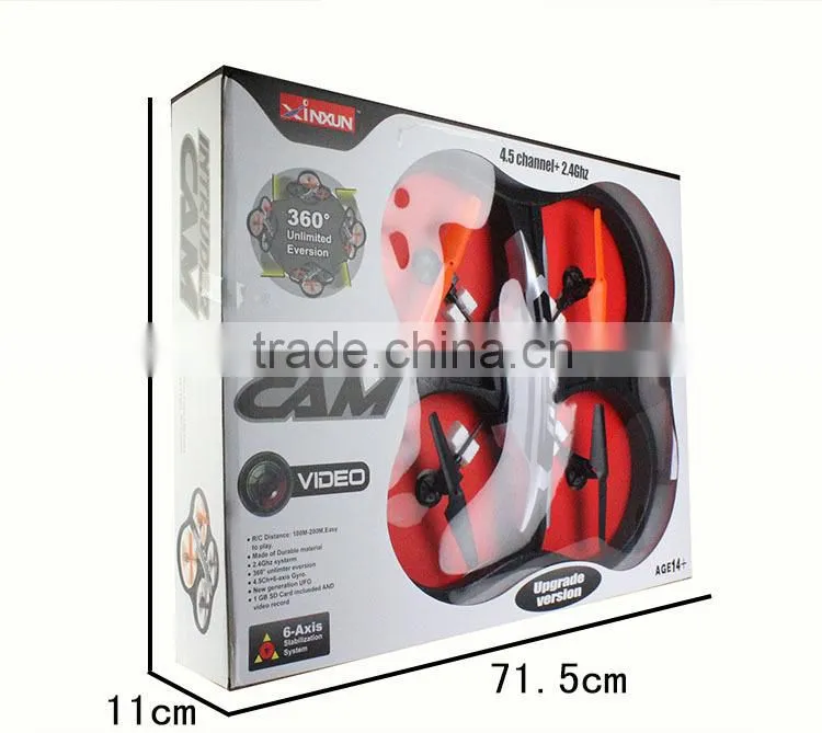 Hot selling 2.4G 4CH BIG foam drone with camera