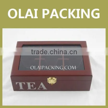 Hot Sales Wooden Tea Bag Caddy,Modern Tea Caddy