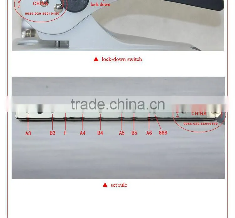 Heavy duty hole punch punch machine