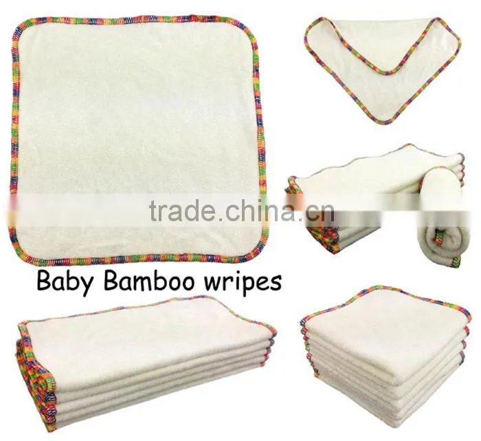 2014 new organic reusable bamboo cloth baby wipes