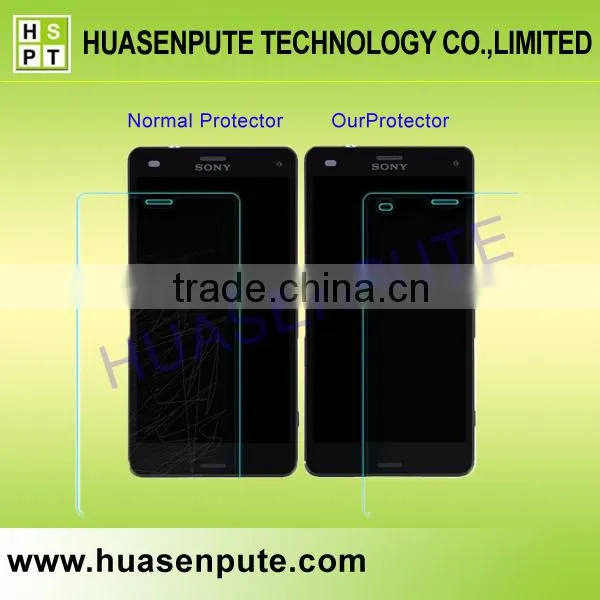 China Factory Supply 0.26mm Tempered Glass Screen Protector For Sony Z3