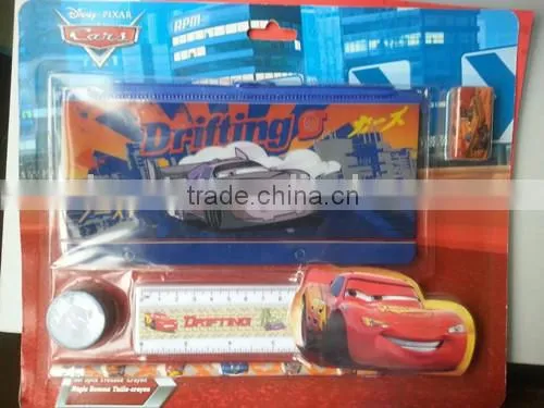 Promotion Set Cars Theme School Stationery Set