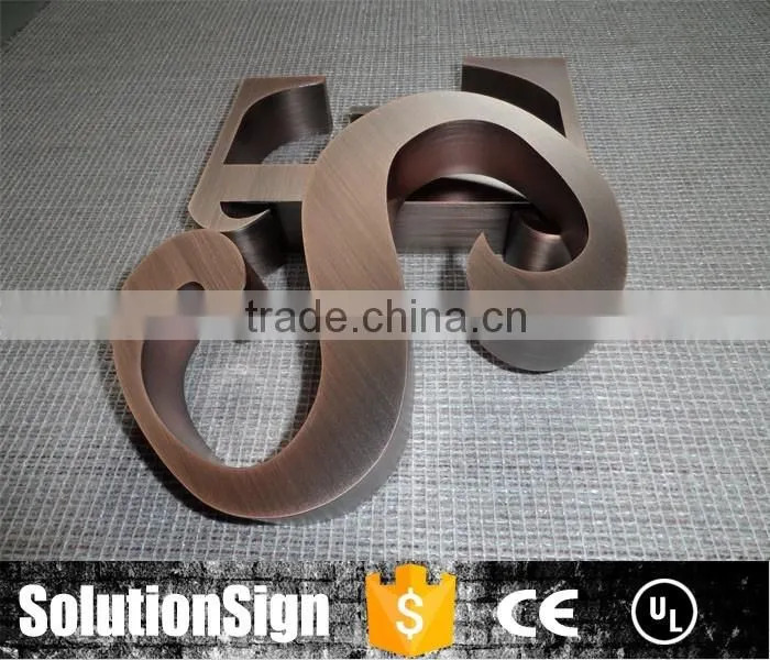 3D backlit RGB letter sign