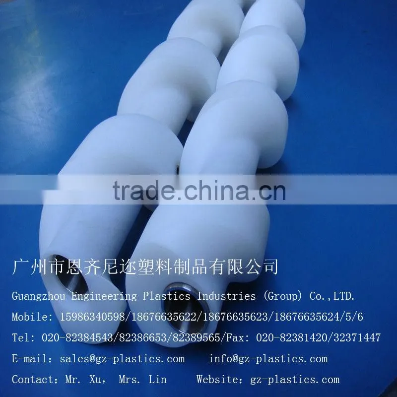 good hardness uhmw-pe screw furniture fittings plastic