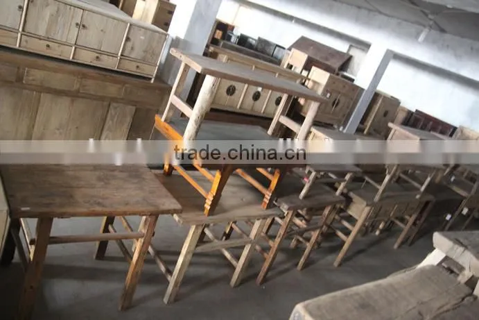RH Style furniture, Industrial Table (Recycle wood Side Table SC20)