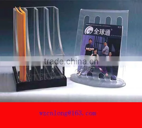 Clear acrylic freestanding sign holder