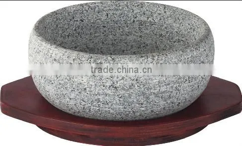 Granite stone cast aluminum bowl noodle soup