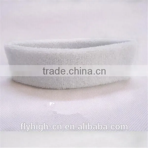 high quality cotton custom embroidered headbands