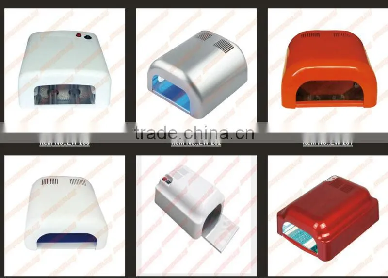 2014 New 220~240V EU Plug 3W LED Uv Lamp Nail Gel Polish Manicure uv light nail dryer with CE certificated,