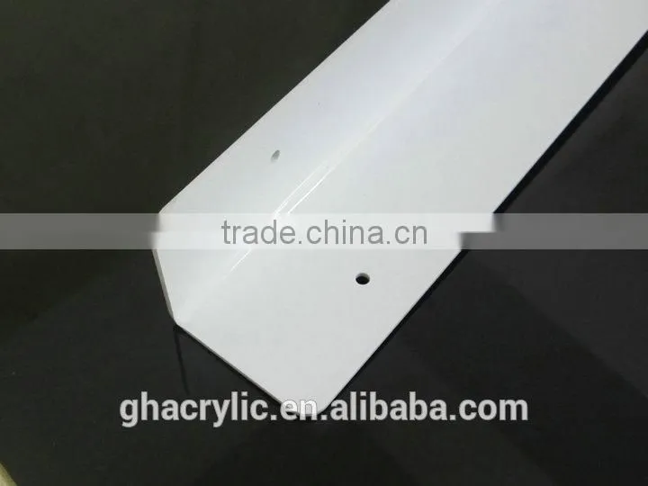 High quality acrylic corner protection strip,white acrylic Corner protection strip