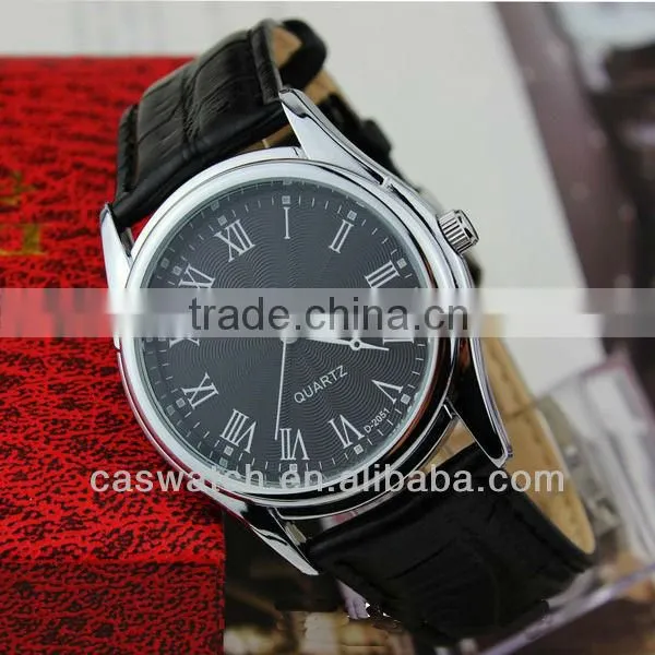 Best selling branded classic couple watch leather strap pair watches