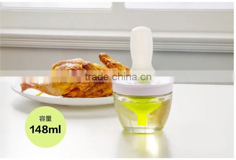 J203 High temperature resistant silicone oil brush for cooking