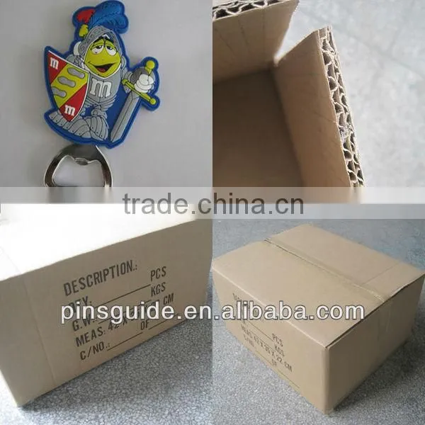 Custom Shaped 3D Soft PVC Bottle Opener
