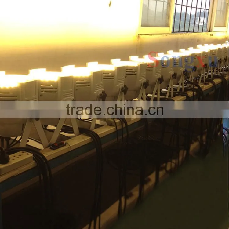 54*3w high quality rgbw led par can lights for disco event