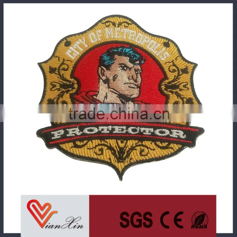 Wholesale cheap custom souvenir embroidered patches no minimum