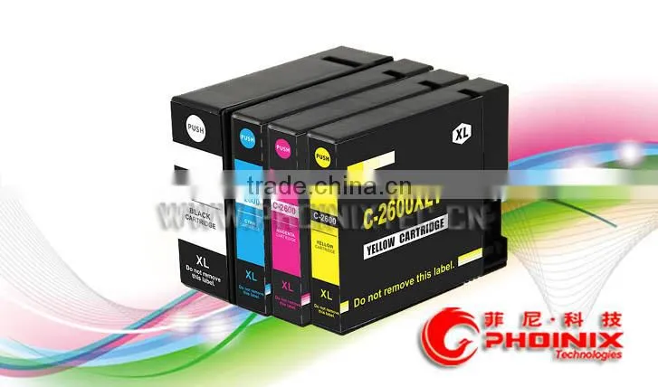 Office Printer Ink cartridge for PGI2600XL for Use in Canon MAXIFY IB4060/MB5060/MB5360