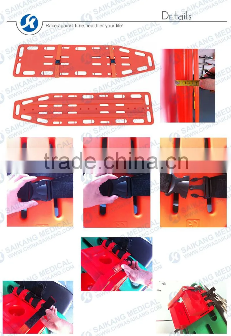 Medical Appliances Moving Patient Plastic Stretcher