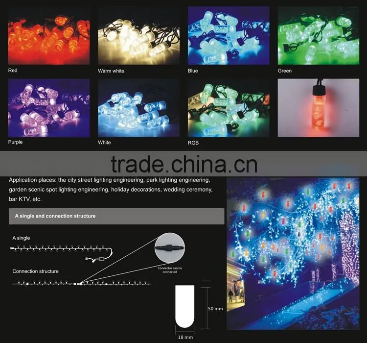 2016 For street decoration string lights christmas