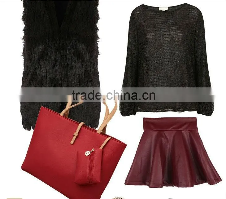 2013 hot ladies designer leather handbag /alibaba china shoulder bag