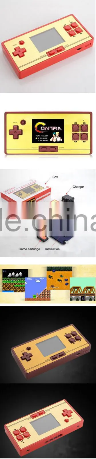 Hot sale FC pocket 35 anniversary nostalgia game video handheld game console 2.6 inch color screen