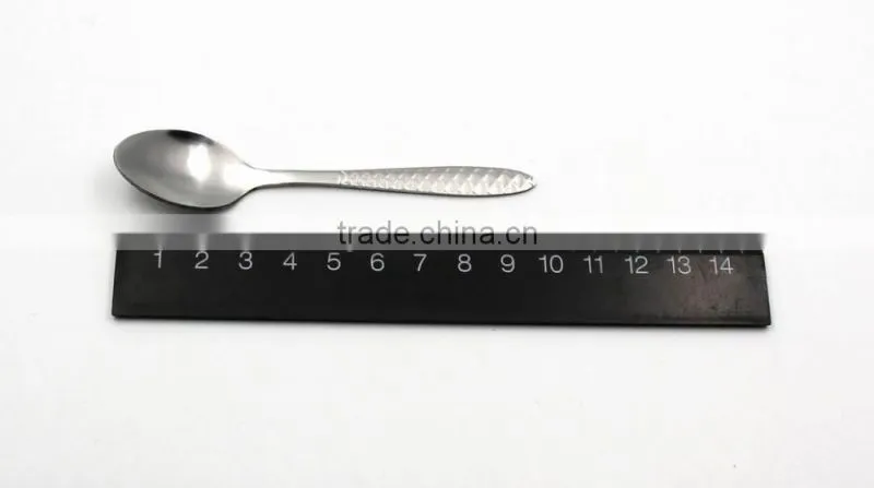 Promotional gift fish-scale stainless steel baby tea spoon in China
