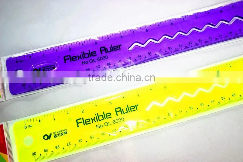 2015 Hot Factory OEM High Quality PVC Ruler latest stationery items