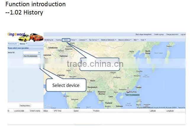 GPS Rastreamento with one year battery ET-01 with Free Tracking Platform