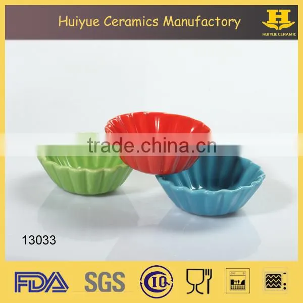 ceramic round cheese ramekin bowl