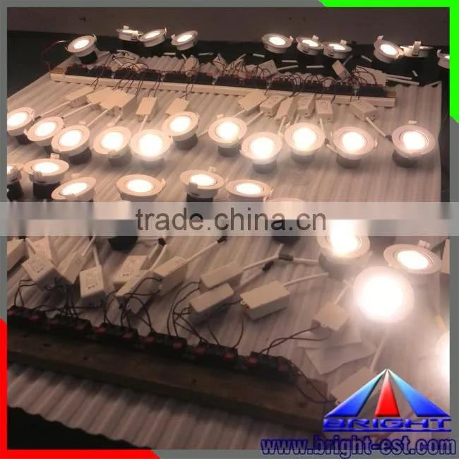 IP50 7W COB LED Downlight with Alluminum Alloy Body and 60degree Beam angle Len