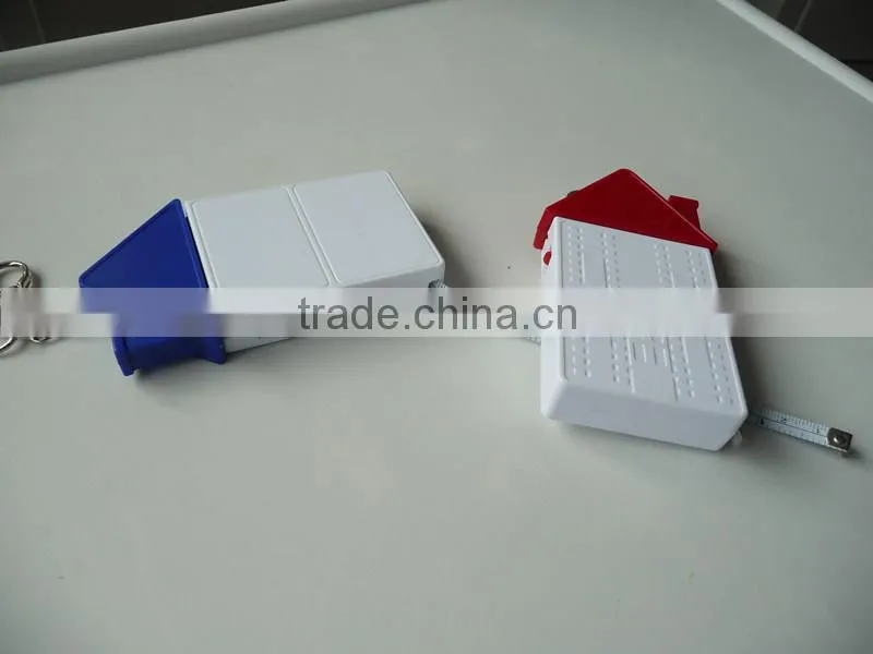 2015 new design house shape gift items of tape measure for promotions