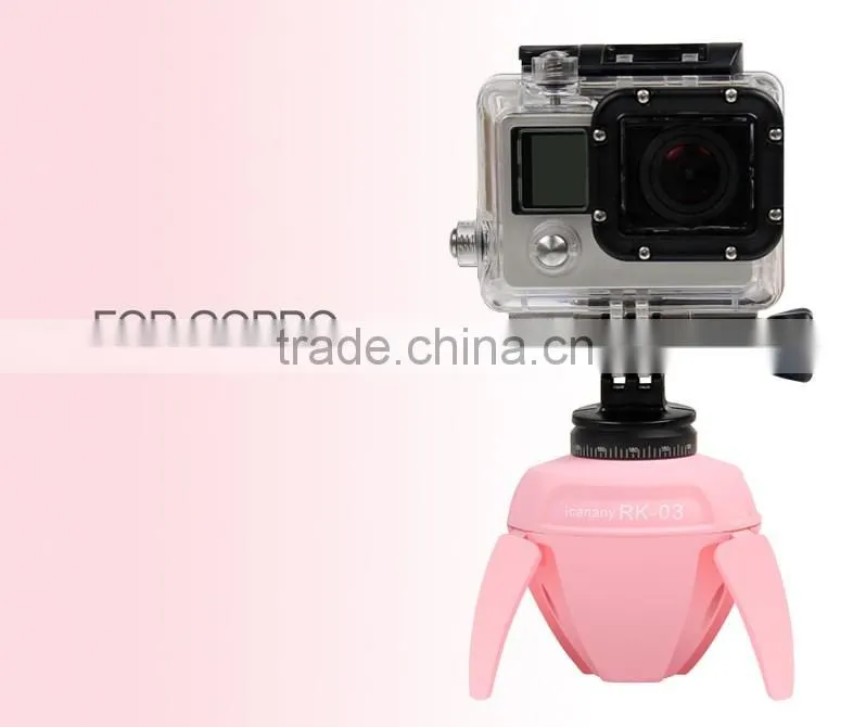 RK-03 360-degree Rotate Smart Mini Panorama Robot Selfie Photography for iPhone 6s/6/plus Apple IOS and Android System