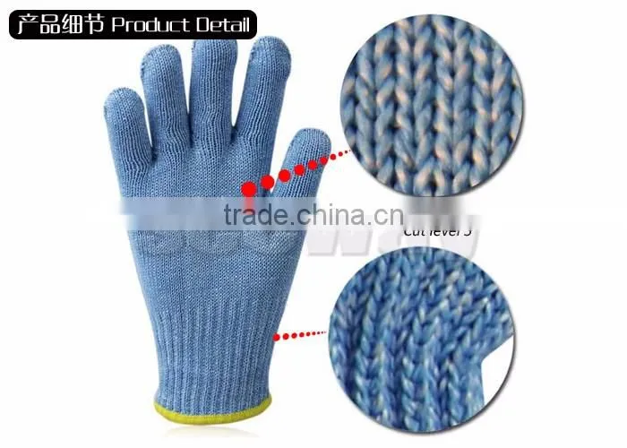 SEEWAY Cut 5 Gloves Meat Processing for Beef Company, Certification by Bureau Veritas