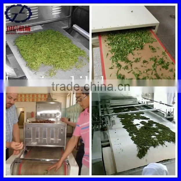 Hot Sale High Quality Green Tea Microwave Tunnel Dryer
