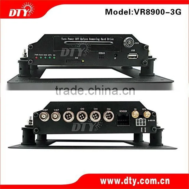 4 Channels HDD Mobile DVR with GPS & 3G