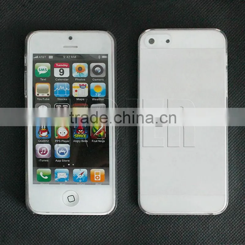 Mobile accessories, Transparent Back cover for iphone5 , OEM accepted