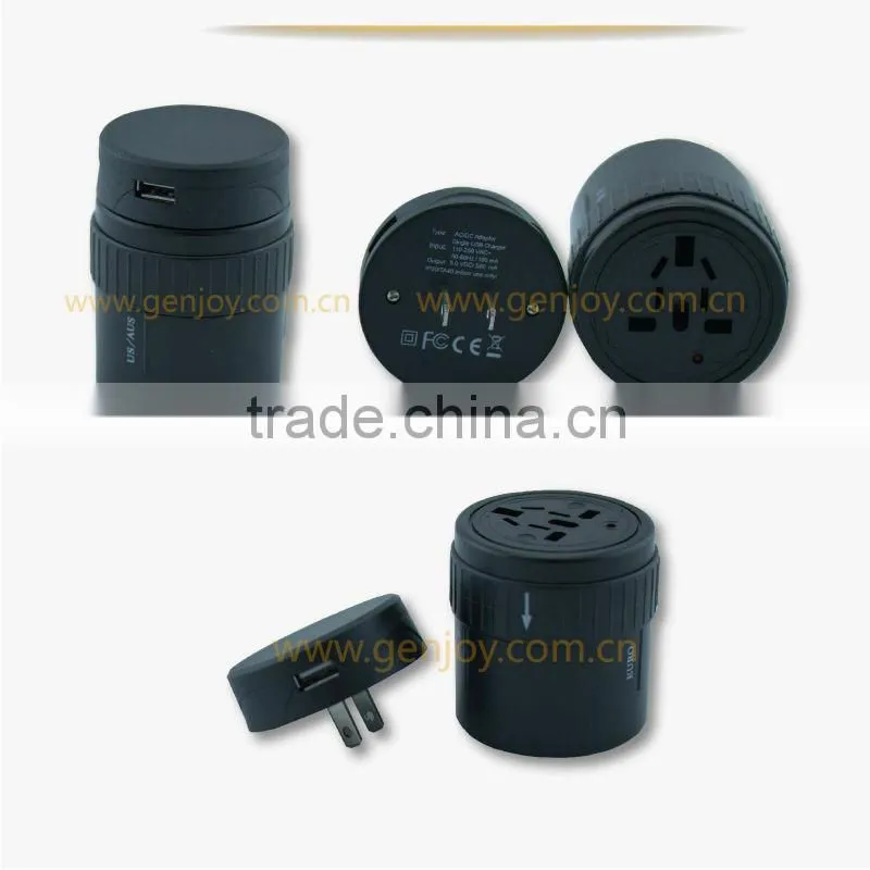 Genjoy 2014 Russia popular euro adapter plug electric socket adapter electric plug uk A0711