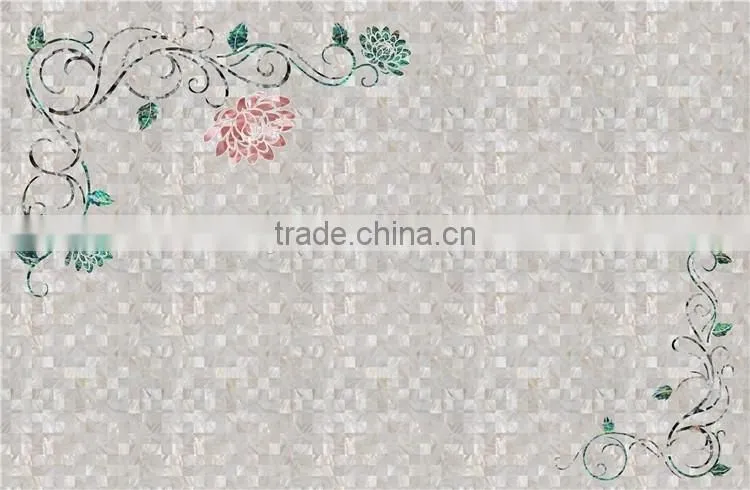Chinese mother of pearl shell mosaic tile for background wall panel
