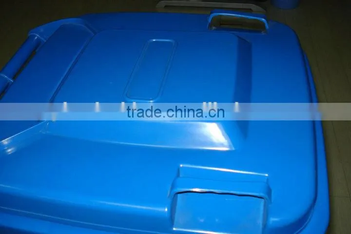 BT100A-3 100liter garbage can with rubber wheels
