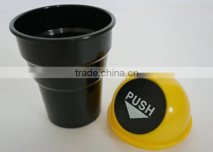 Plastic ABS Mini small colorful car trash bin wholesale hot sale