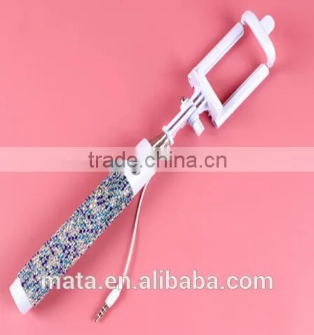 Wholesale Factory Price Wired Selfie Stick With Monopod