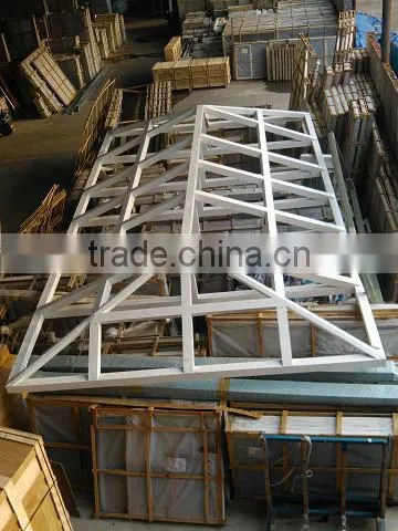 hot sell aluminum sunrooms glass houses made of glass