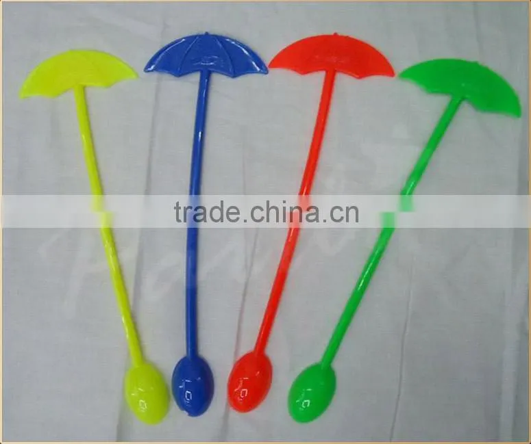 Logo printed customized plastic stir swizzle sticks