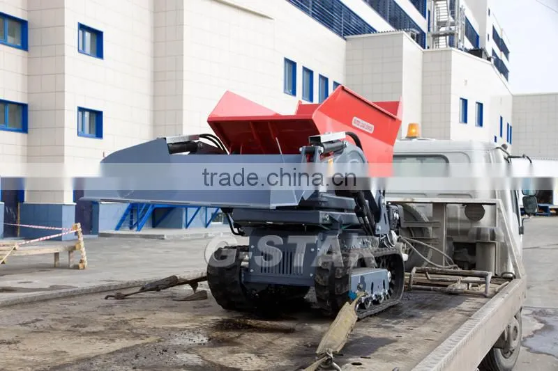 BY800 mini track dumper for sales hydraulic mini dumper