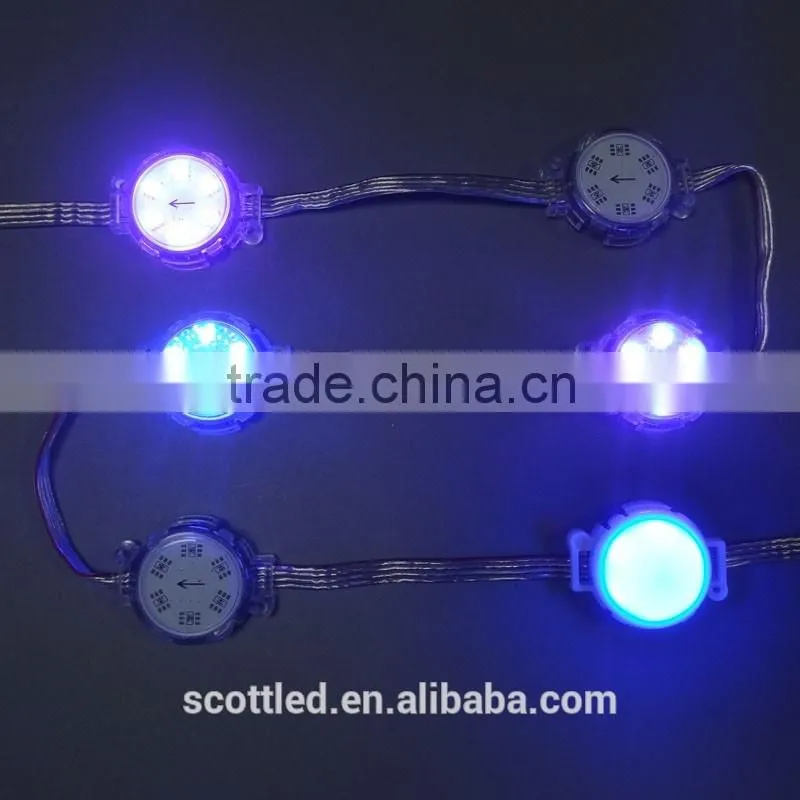 Cheap hot sale 40mm pixel led amusement lights 6leds