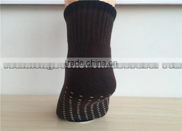 Hot Selling Non Slip Socks Yoga Socks Trampoline Socks Wth Silicone RubberIn Sole