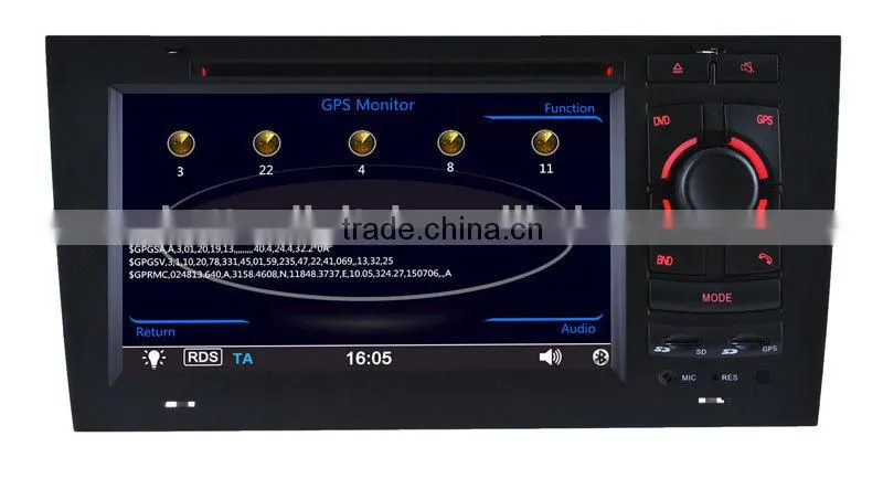 For audi a6 car dvd gps navigation system