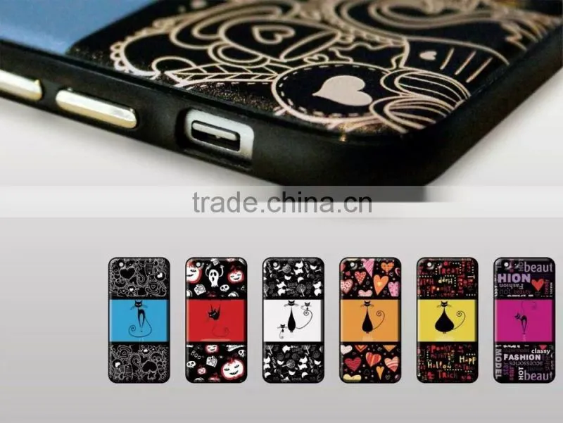 Transparent phone case mobile phone case for iphone 6 with TPU material